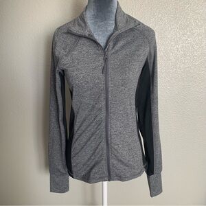 Forever 21 Women’s Medium Grey Black Activewear Jacket